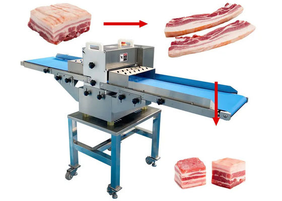 การแปรรูปผลิตภัณฑ์เนื้อ เครื่องตัดและตัดสําหรับร้านอาหารฟาร์ม การตัดอัตโนมัติ