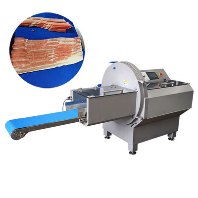 เครื่องตัดเนื้อ JY-25K แบบแนวราบ และเครื่องควบคุมส่วน เพื่อตัดเนื้อแกะแข็งสําหรับเครื่องแปรรูปเนื้อ