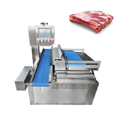 อุตสาหกรรมอัตโนมัติ Double-Cut เครื่องตัด Bandsaw สําหรับกระดูกแขนเนื้อวัว Frozen ด้วยการตัดแม่นยําและแม่นยํา