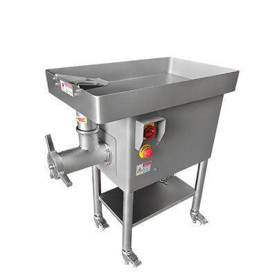 เครื่องบดเนื้ออุตสาหกรรม ความจุ 600KG / ชั่วโมง สถานที่สร้างจากสแตนเลส SUS 304 และพลังงาน 2.2KW