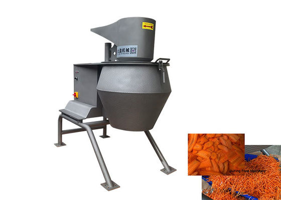 เครื่องหั่นแครอทอุตสาหกรรม 1.5KW ช่องป้อนอาหารขนาดใหญ่