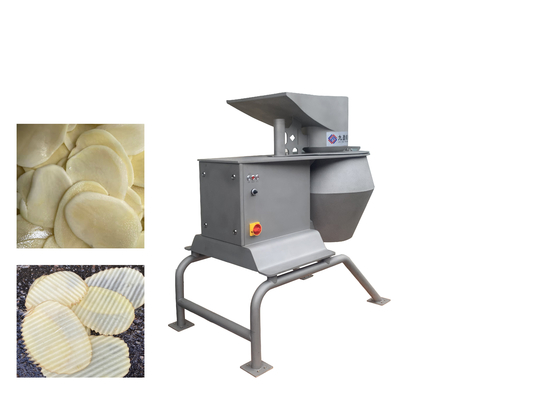 เครื่องตัดแครอทแบบมัลติฟังก์ชั่น 3T / Hour Chips Crinkle Crinkle Cutter Wavy Slicer